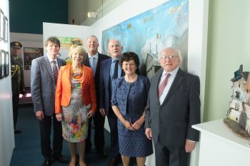 President Higgins Visits Irish Prison Service for Project 16 Exhibition